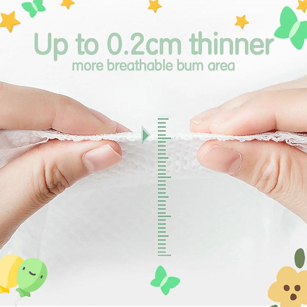 Makuku Comfort Fit Tape Baby Diapers, Size 3, Medium For 6 To 11Kg Baby, JUMBO PACK of 28x 8’s