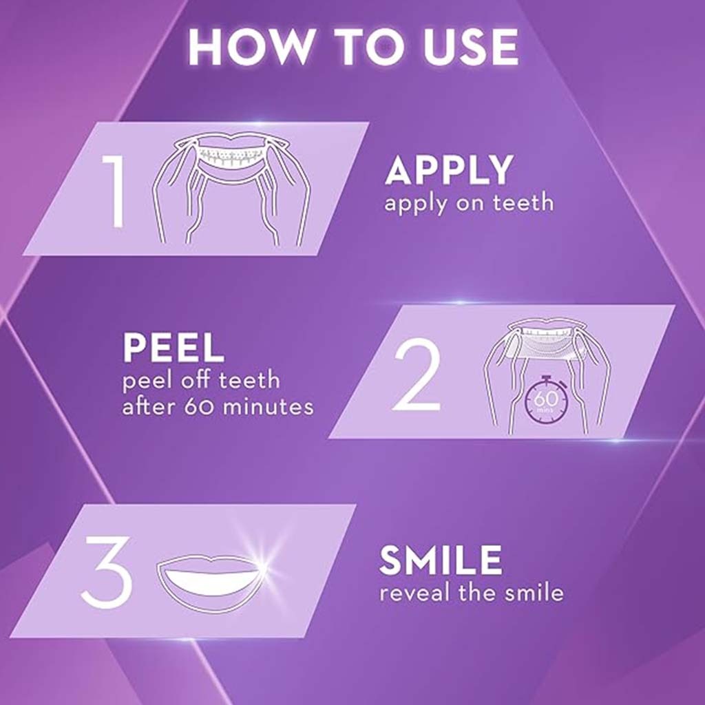 Crest 3D Ultra White Dental Whitening strips, Pack of 28's