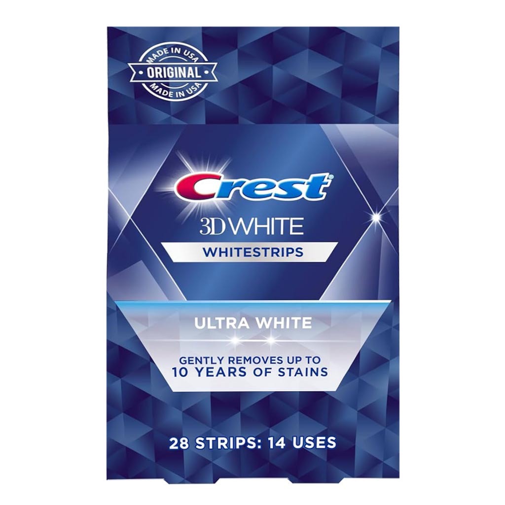 Crest 3D Ultra White Dental Whitening strips, Pack of 28's