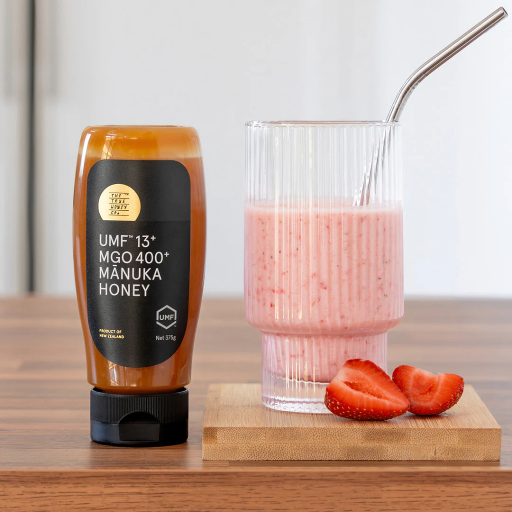 The True Honey Co Manuka Honey 400+ MGO & 13+ UMF Easy Squeeze Bottle 375g