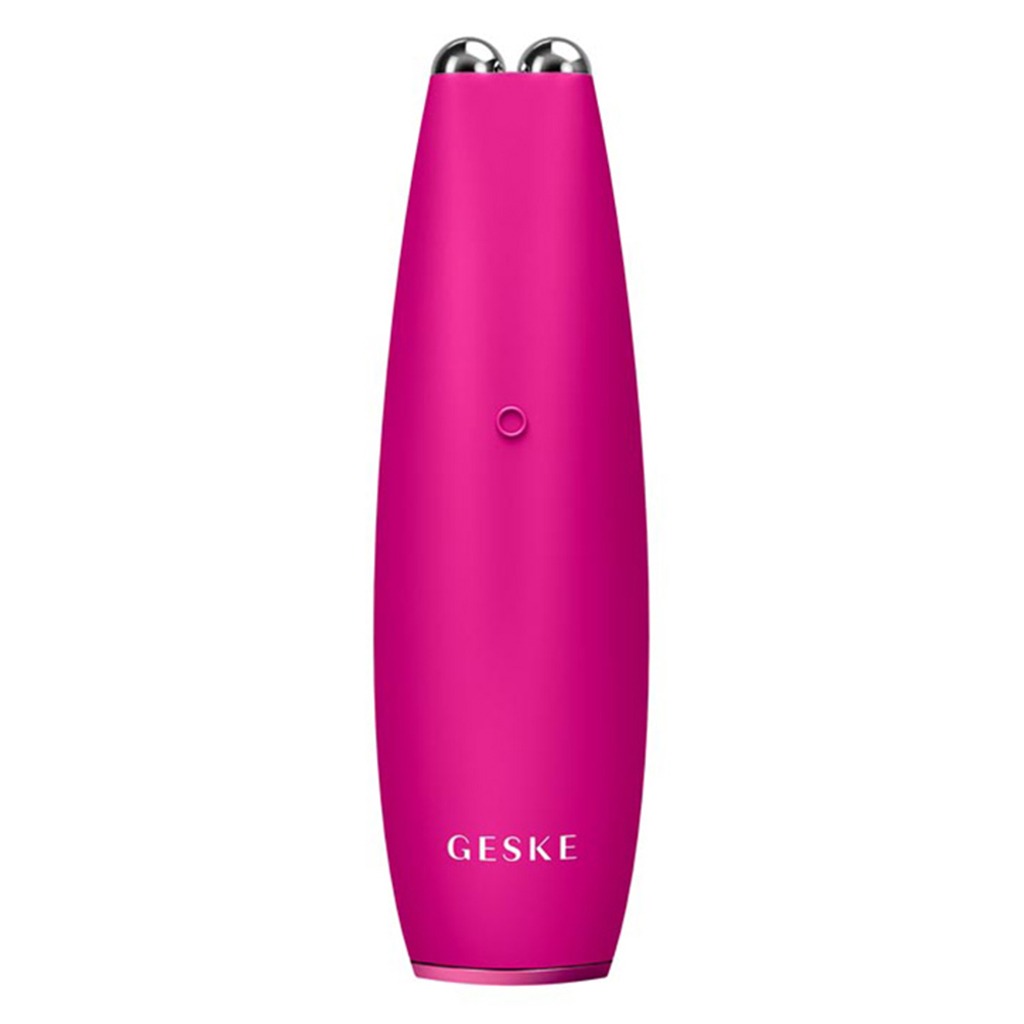 Geske SmartAppGuided 6-in-1 Micro-Current Face-Lift Pen For Fine Lines & Wrinkles In Magenta Color 