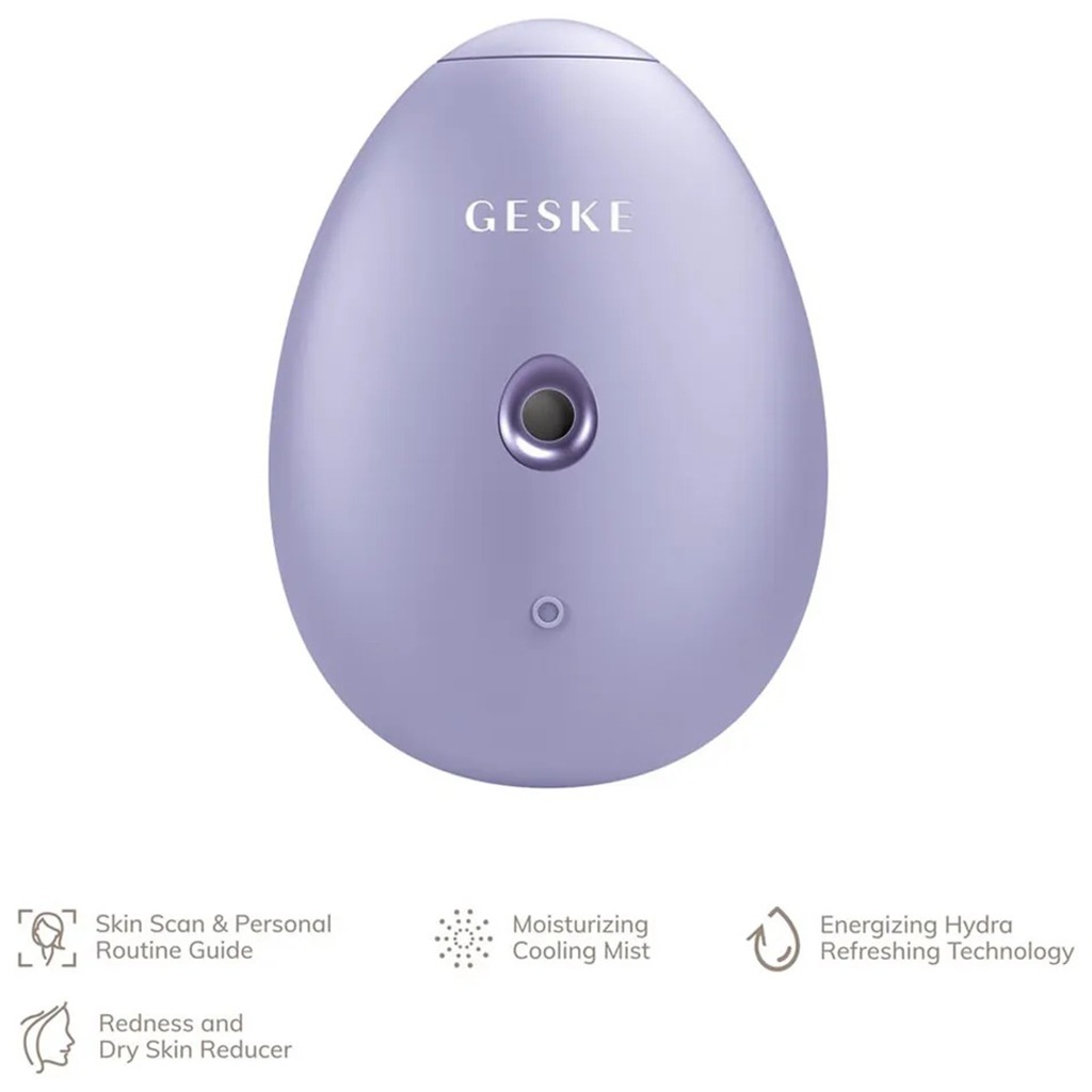 Geske SmartAppGuided 4-in-1 Facial Hydration Refresher In Purple Color 