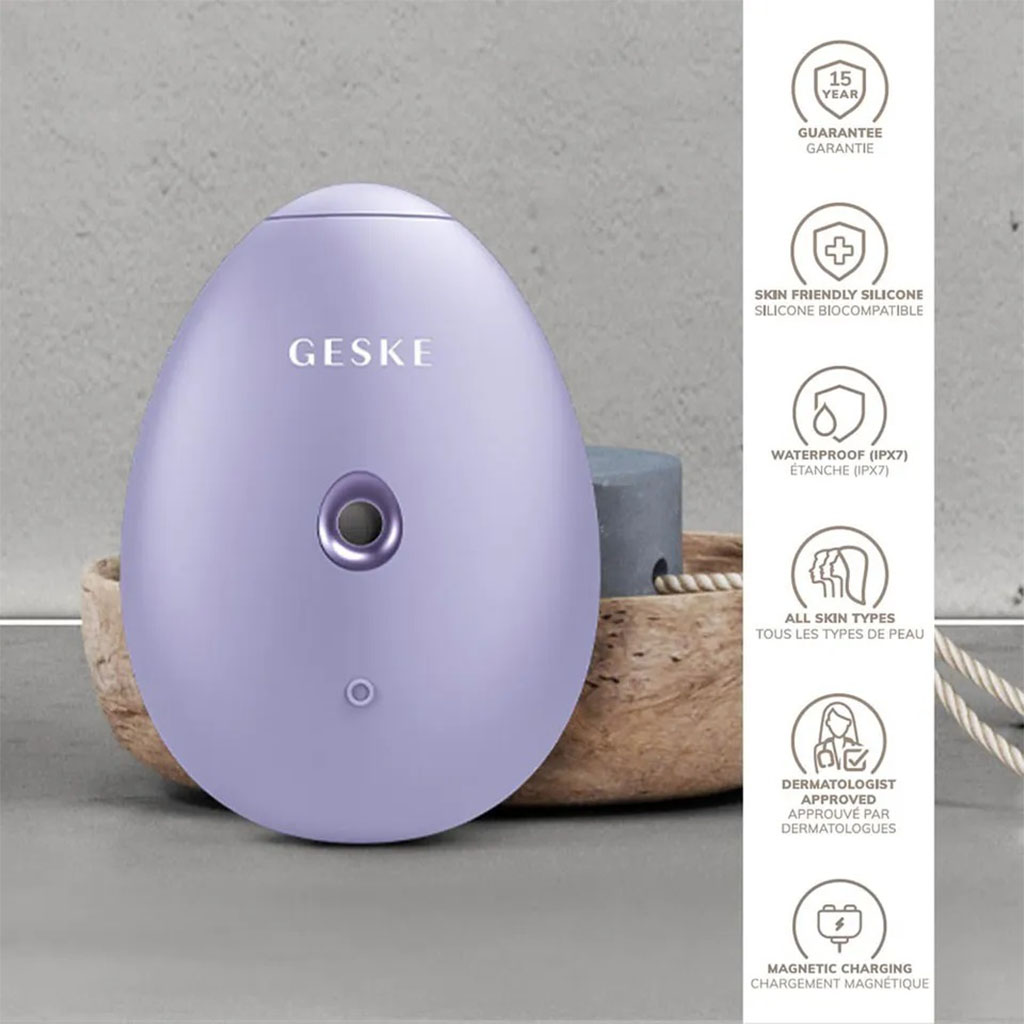 Geske SmartAppGuided 4-in-1 Facial Hydration Refresher In Purple Color 