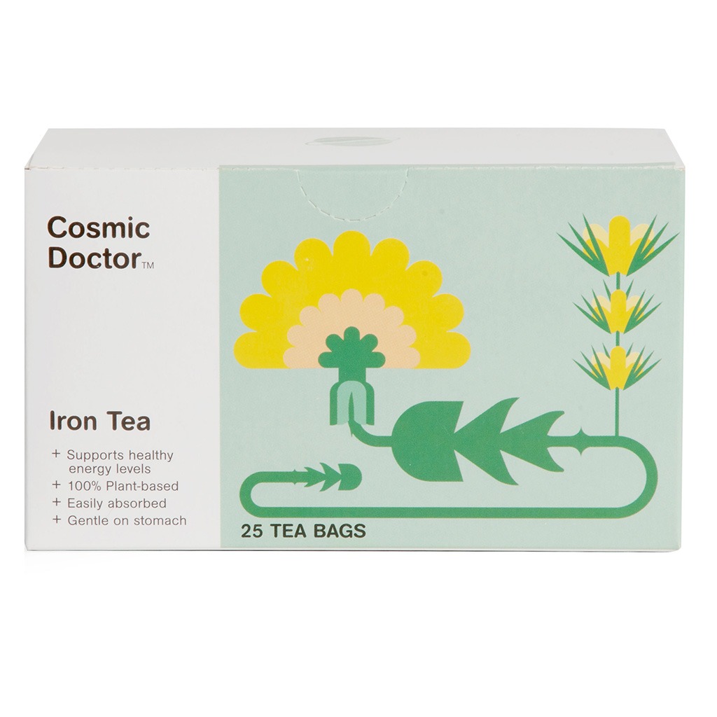 Cosmic Doctor Iron Tea Bags For Energy Support, Pack of 25's