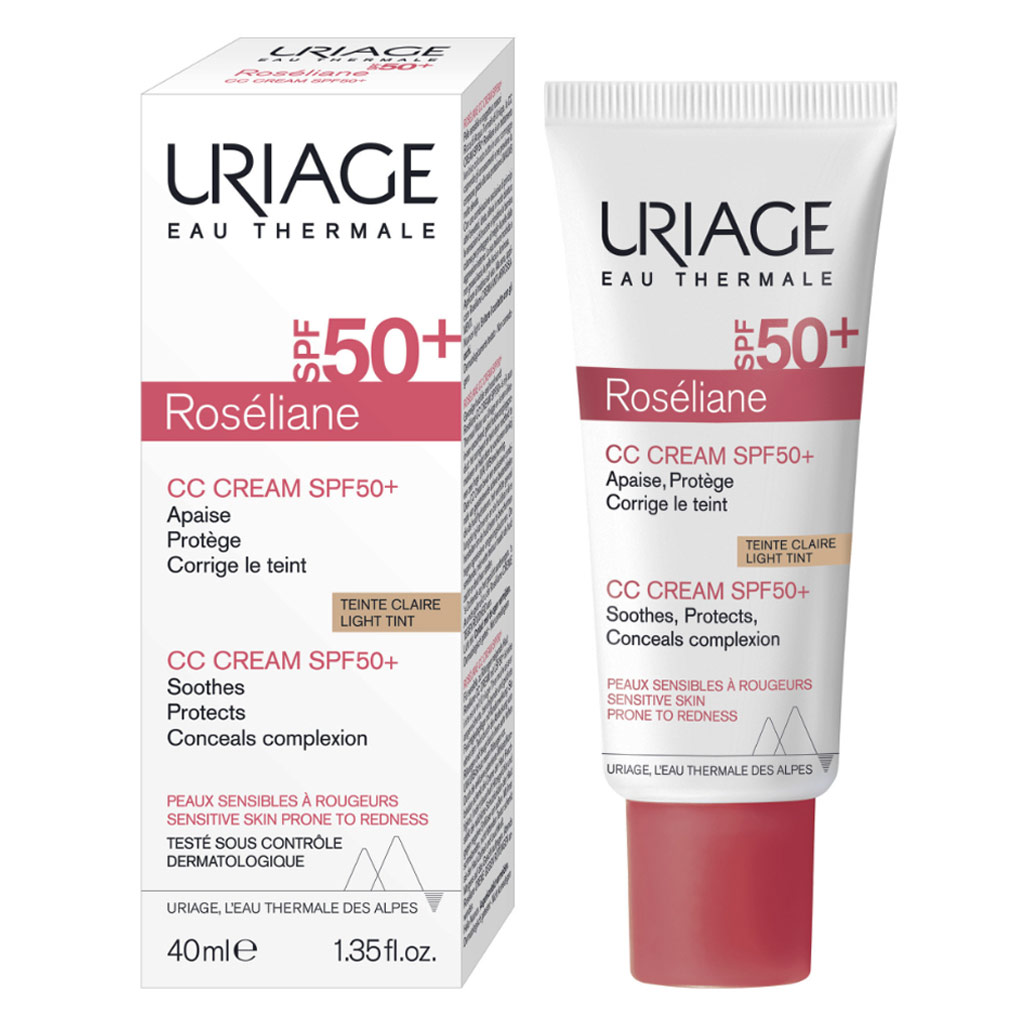 Uriage Roseliane Light Tinted CC Cream With SPF50+ For Sensitive Skin 40ml