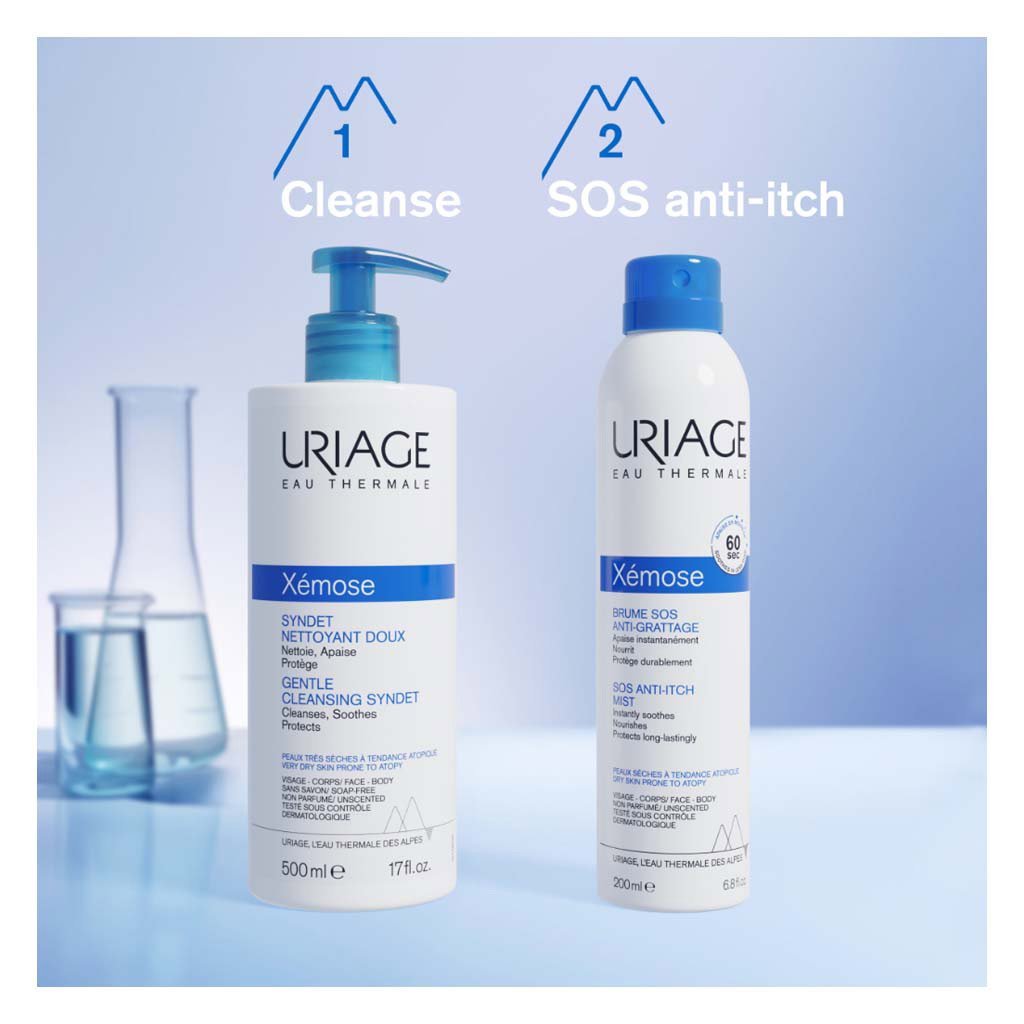 Uriage Xemose SOS Anti Itch Soothing & Nourishing Face & Body Mist For Dry Skin 200ml 