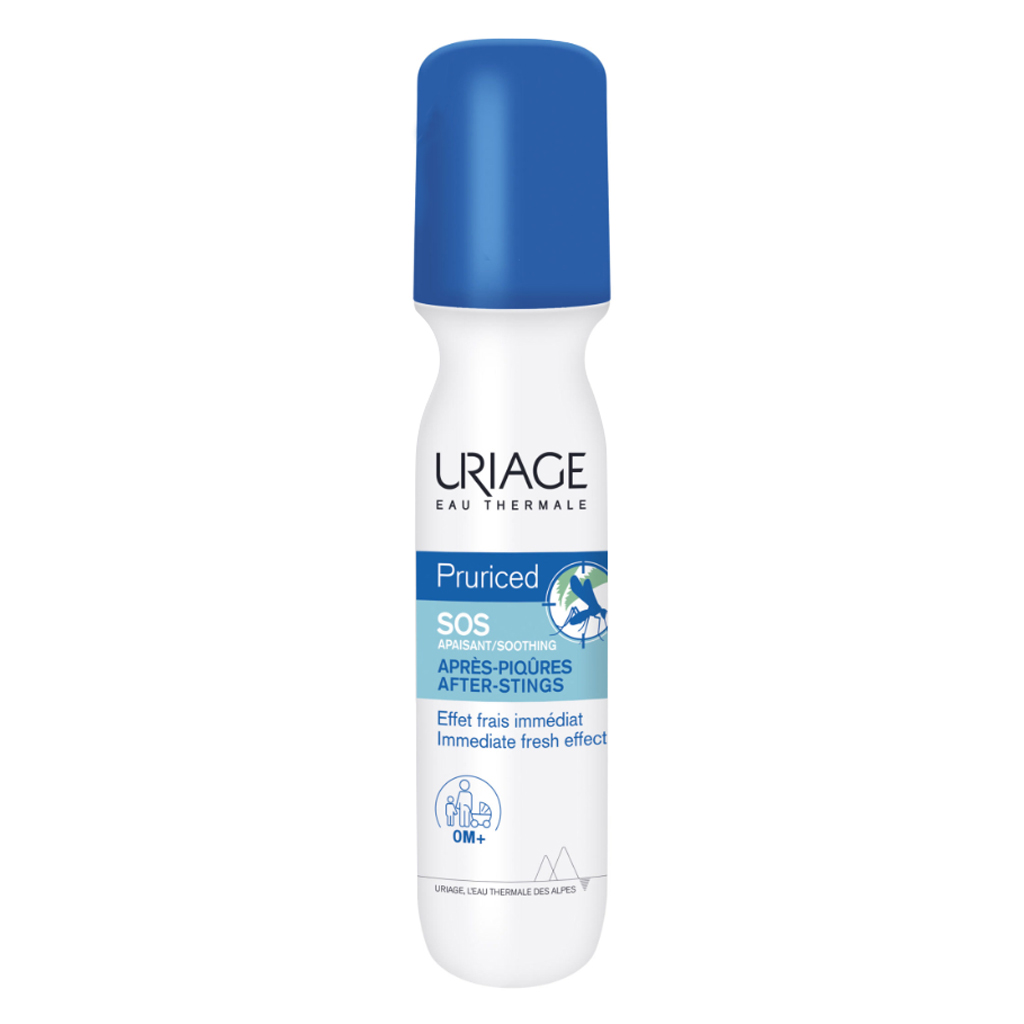 Uriage Pruriced SOS After Stings Soothing Care Roll On For Mosquito Bites & Plant Stings 15ml 