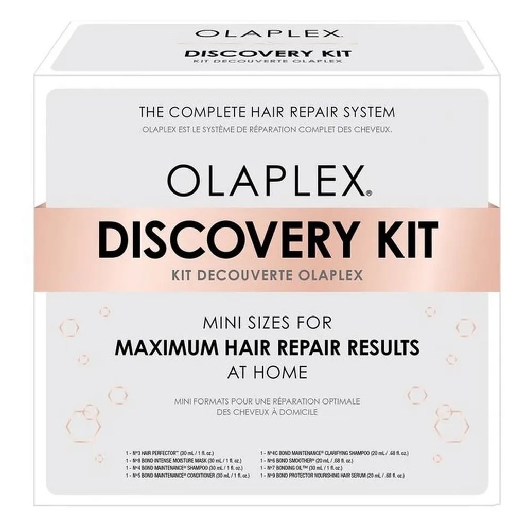 Olaplex Discovery Hair Kit For Complete Hair Repair & Style At Home In Mini Sizes, Pack of 8's