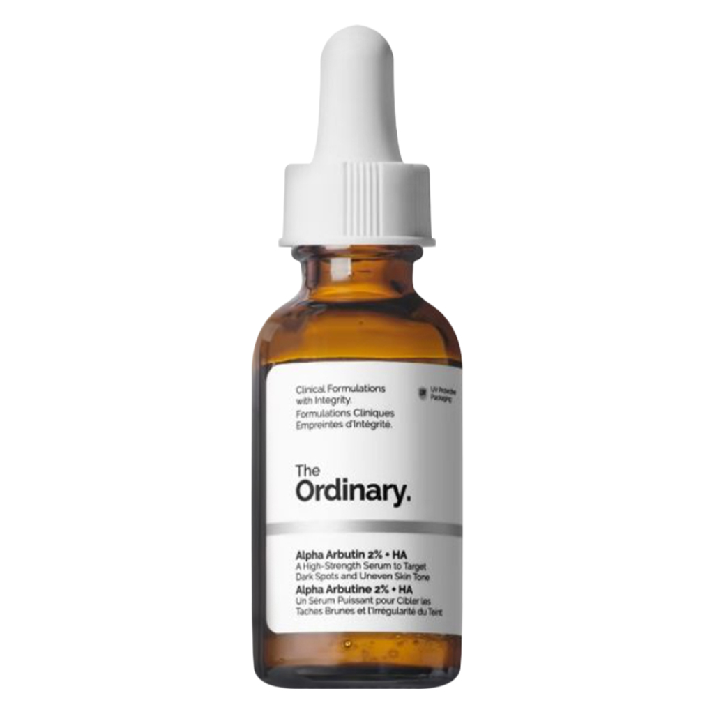 The Ordinary Alpha Arbutin 2% & Hyaluronic Acid Water Based Face Serum For Uneven Skin Tone 30ml