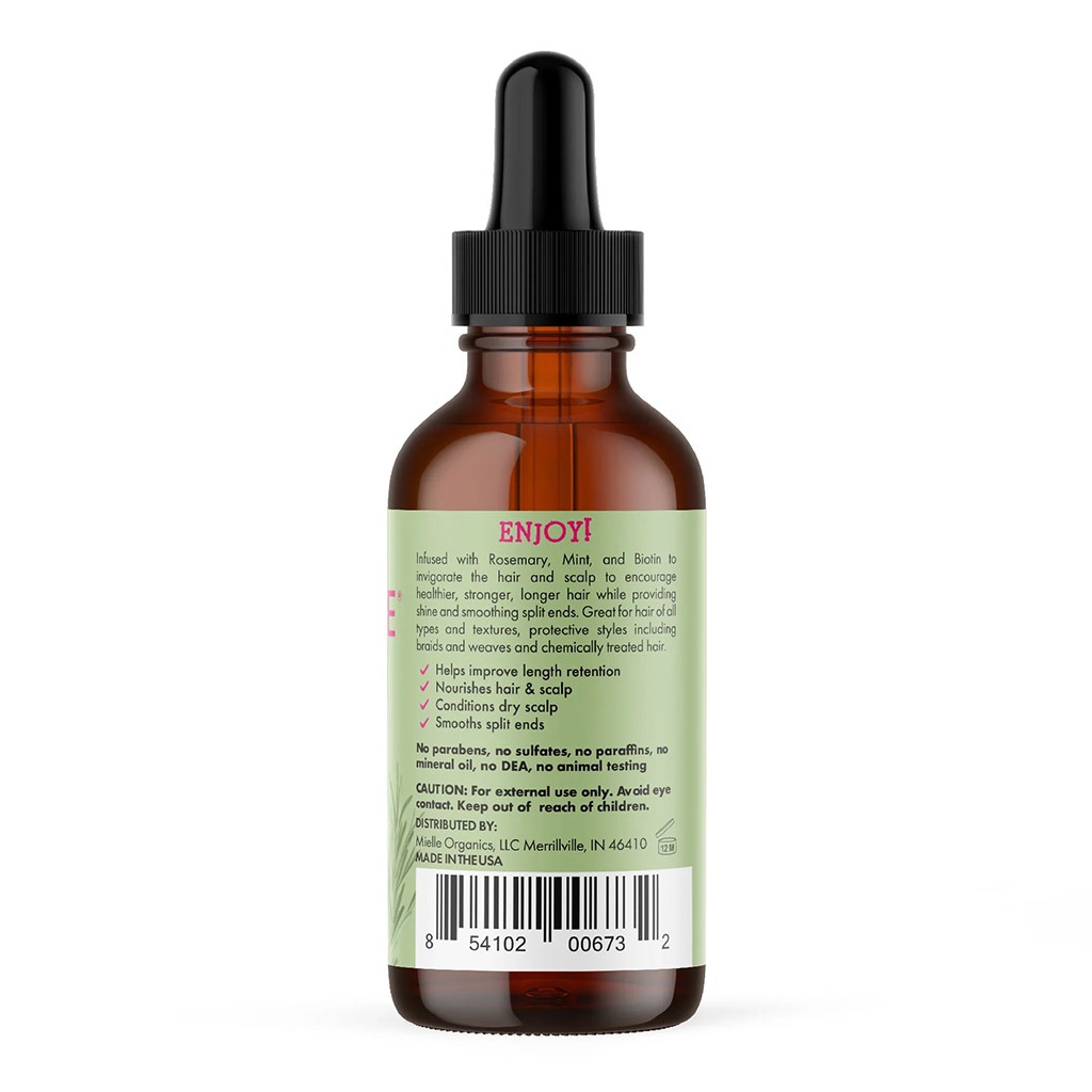 Mielle Rosemary Mint Scalp & Hair Strengthening Oil Infused With Biotin For All Hair Types 59ml 