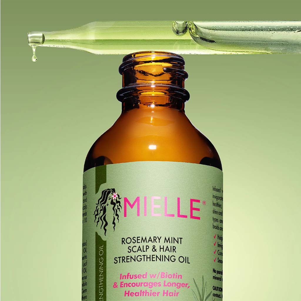 Mielle Rosemary Mint Scalp & Hair Strengthening Oil Infused With Biotin For All Hair Types 59ml 