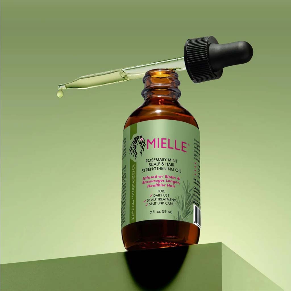 Mielle Rosemary Mint Scalp & Hair Strengthening Oil Infused With Biotin For All Hair Types 59ml 