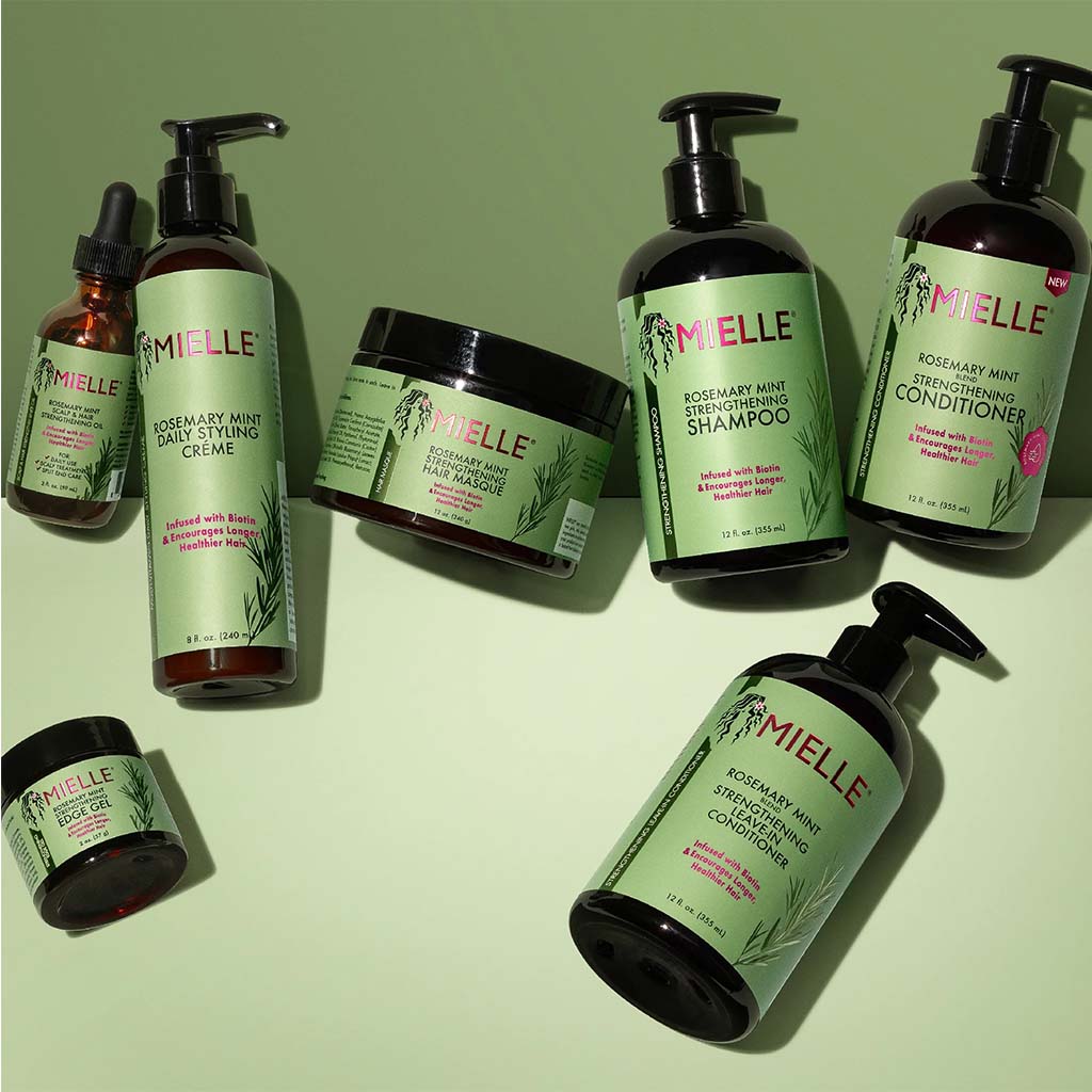 Mielle Rosemary Mint Scalp & Hair Strengthening Oil Infused With Biotin For All Hair Types 59ml 