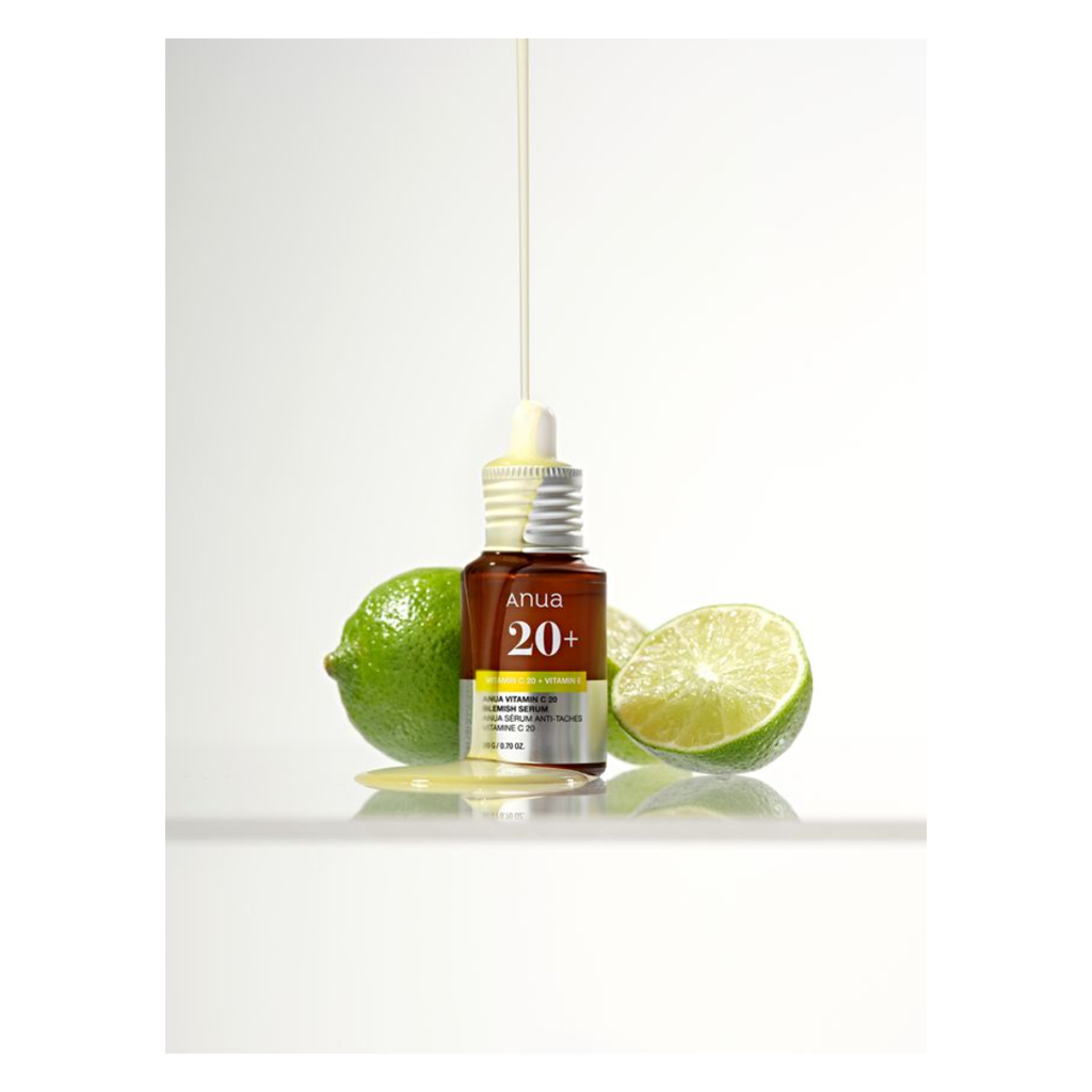 Anua Green Lemon Vitamin C 20% Facial Blemish Serum For Dark Spots 20g 