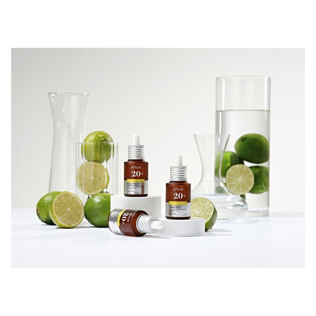 Anua Green Lemon Vitamin C 20% Facial Blemish Serum For Dark Spots 20g 
