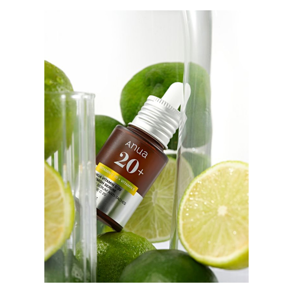 Anua Green Lemon Vitamin C 20% Facial Blemish Serum For Dark Spots 20g 