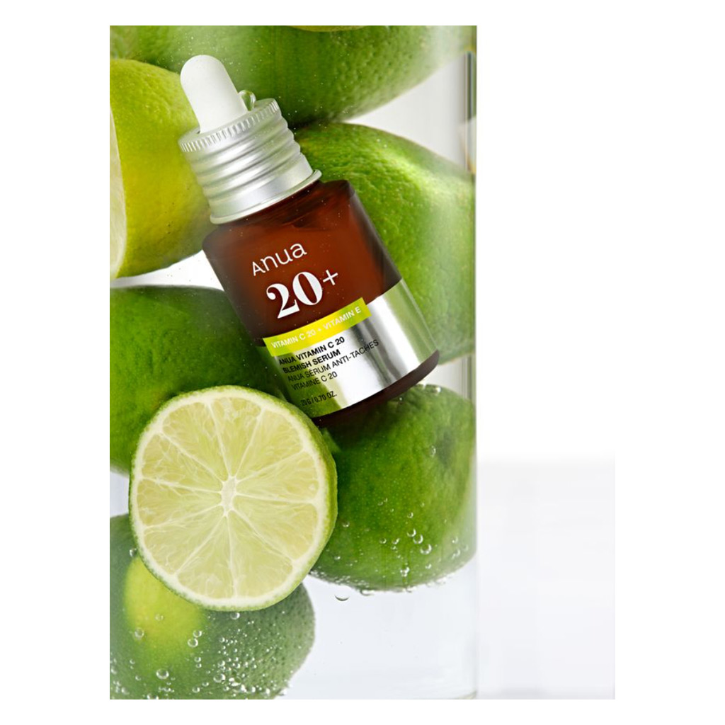 Anua Green Lemon Vitamin C 20% Facial Blemish Serum For Dark Spots 20g 