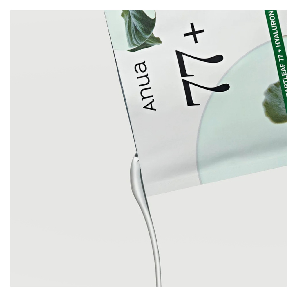 Anua Heartleaf 77% Soothing & Hydrating Face Sheet Mask For Sensitive Skin 25ml, Pack of 10's