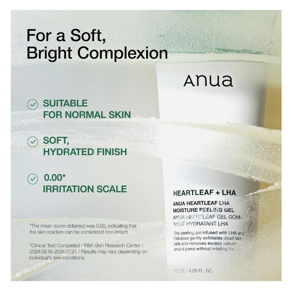 Anua Heartleaf LHA Moisture Peeling Gel For All Skin Types 120ml