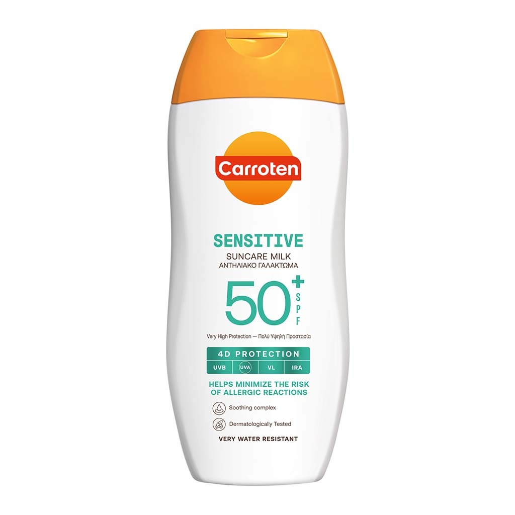 Carroten Sensitive Suncare SPF50+ Body Milk For Sensitive Skin 200ml 