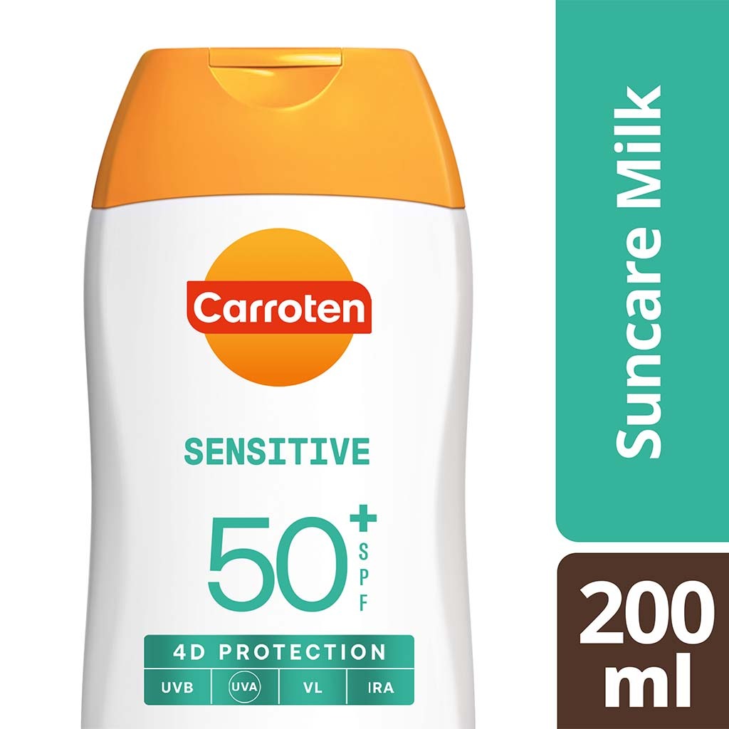 Carroten Sensitive Suncare SPF50+ Body Milk For Sensitive Skin 200ml 