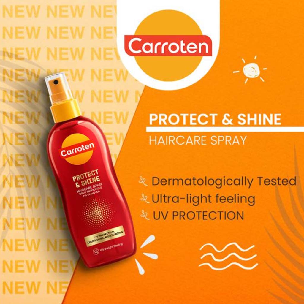 Carroten Protect & Shine Haircare Spray With UV Protection 150ml