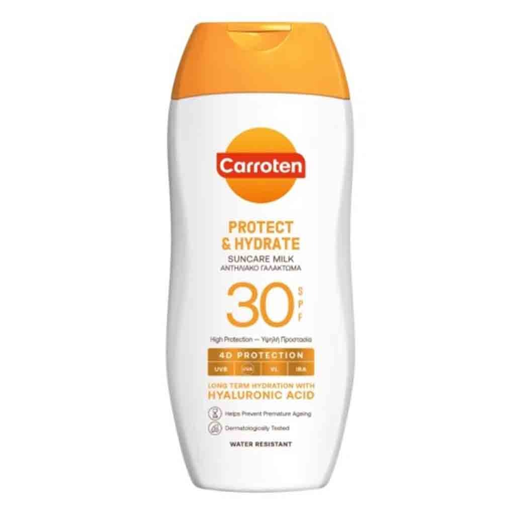 Carroten Protect & Hydrate Suncare SPF30 Body Milk With Hyaluronic Acid 200ml