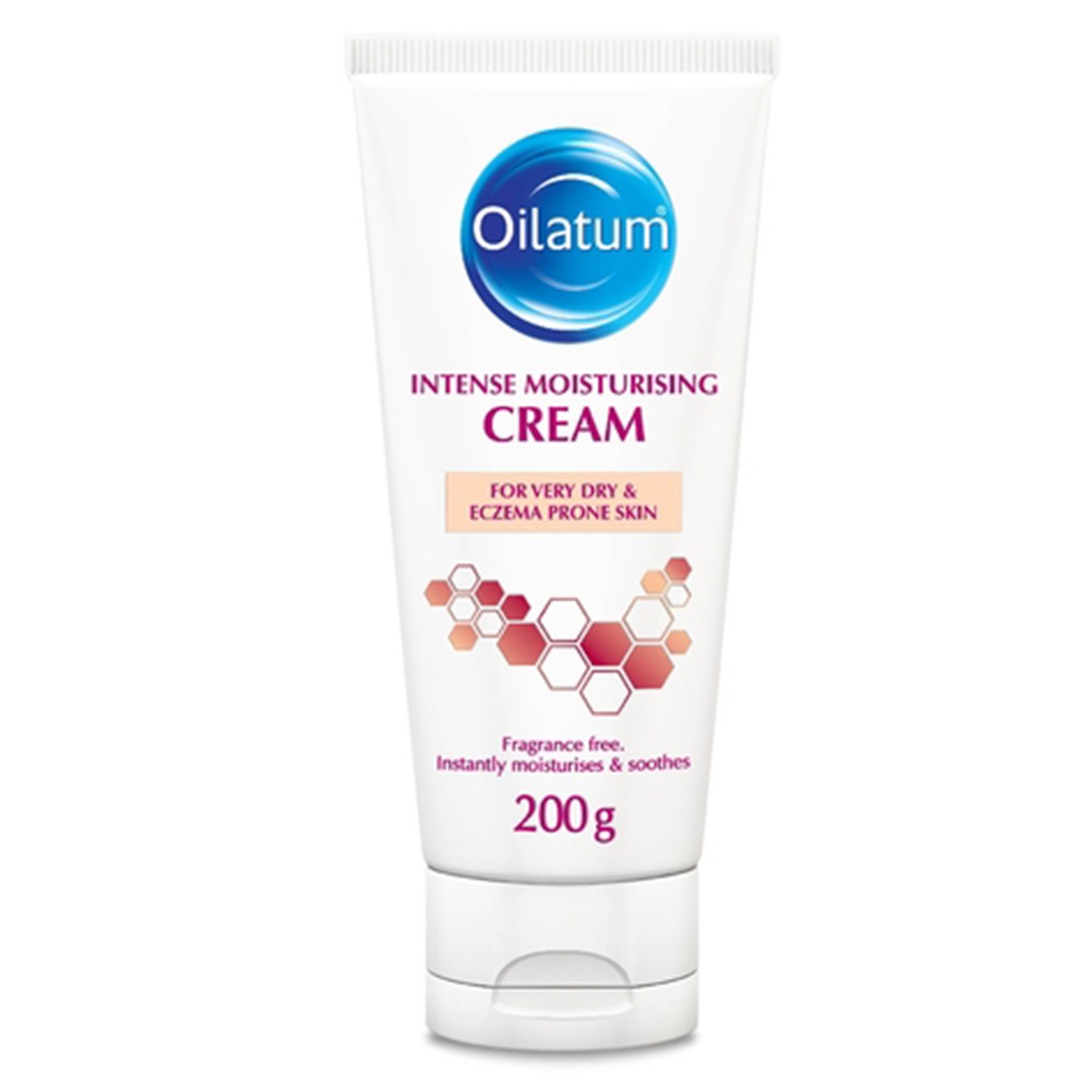 Oilatum Intense Moisturizing Fragrance Free Cream For Very Dry & Eczema Prone Skin 200g