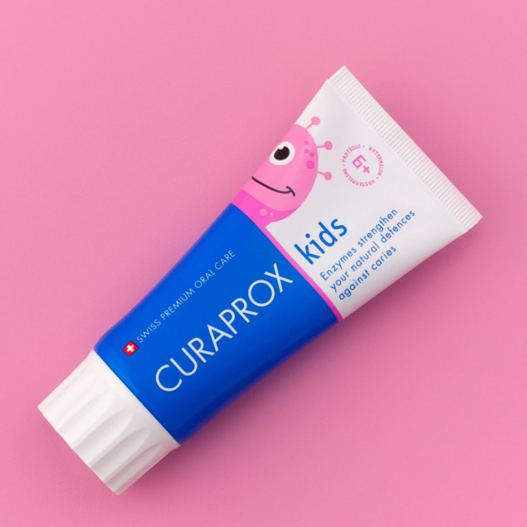 Curaprox Watermelon Flavoured Kids Toothpaste With 1450ppm Fluoride For 6+ Years 60ml