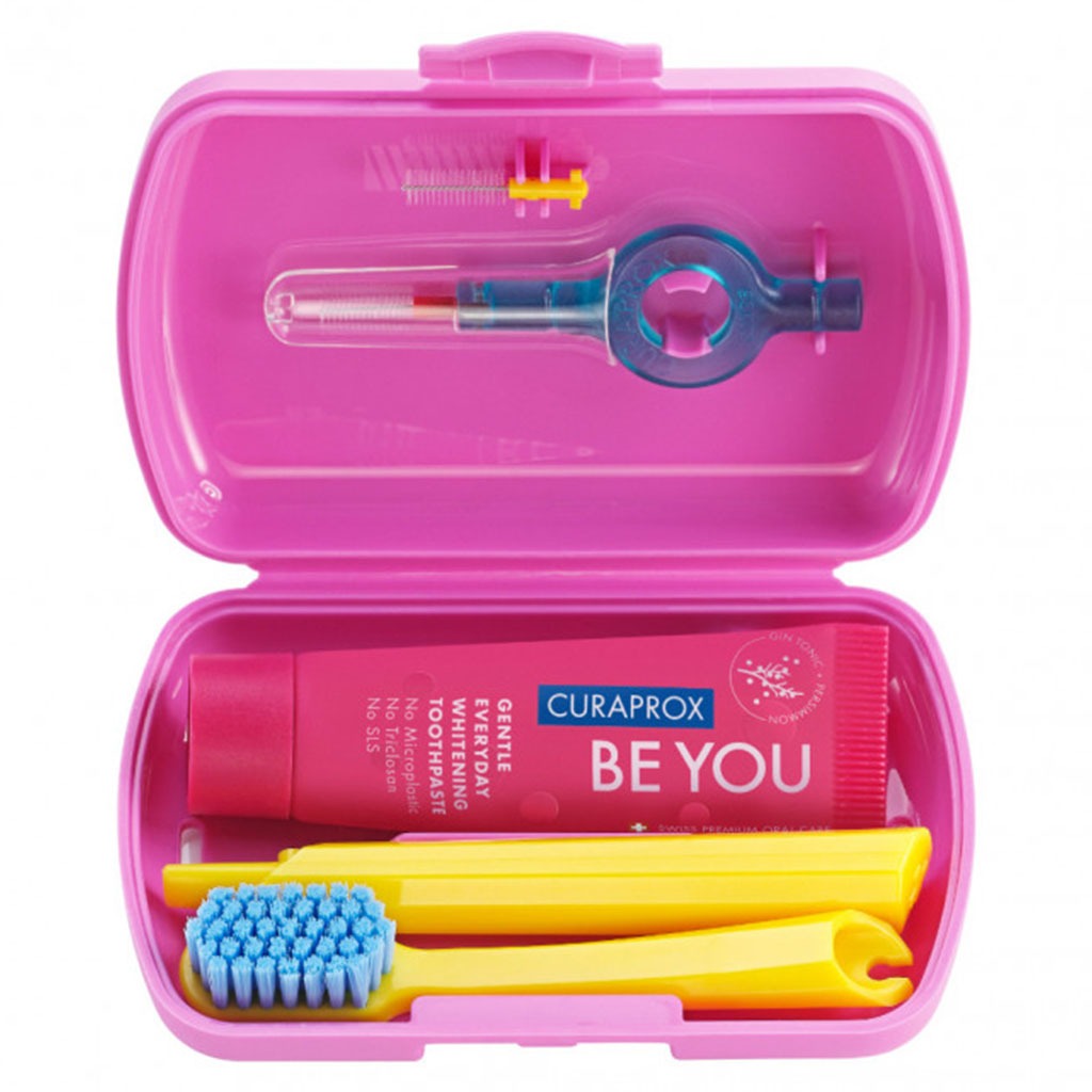 Curaprox Oral Care Travel Kit - Pink 