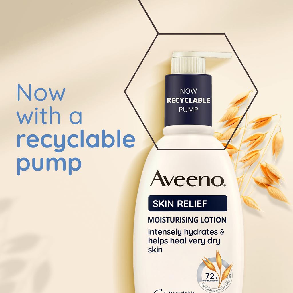 Aveeno Skin Relief Moisturising Body Lotion For Very Dry Skin 500ml 