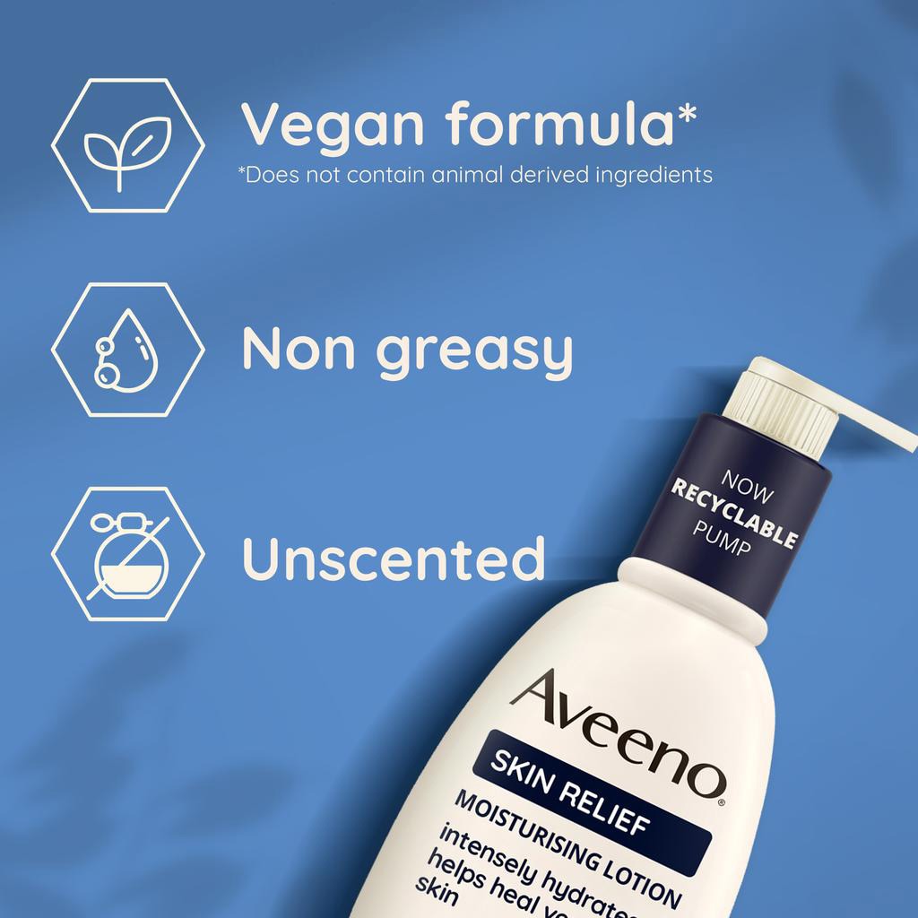 Aveeno Skin Relief Moisturising Body Lotion For Very Dry Skin 500ml 