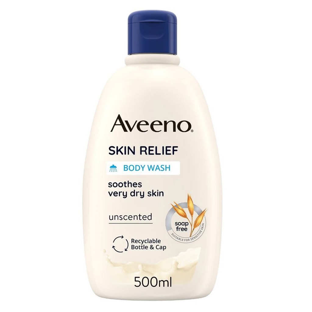 Aveeno Skin Relief Soap Free Body Wash For Very Dry Skin 500ml