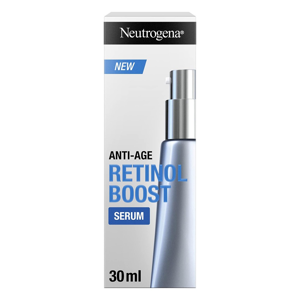 Neutrogena Anti Age Retinol Boost Face & Neck Serum For Wrinkles & Fine Lines 30ml