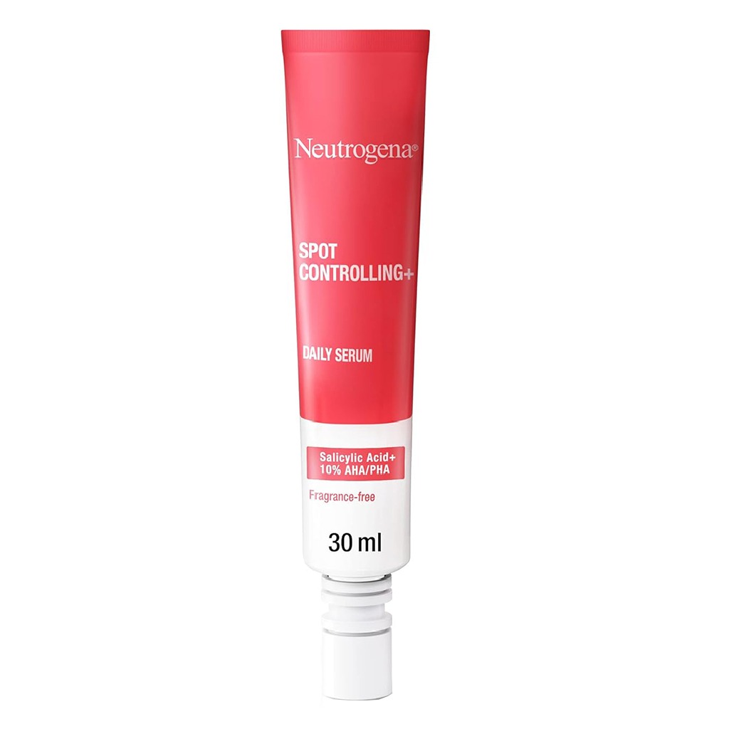 Neutrogena Spot Controlling+ Daily Face Serum For Dark Spots With Salicylic Acid & 10% AHA, PHA 30ml 
