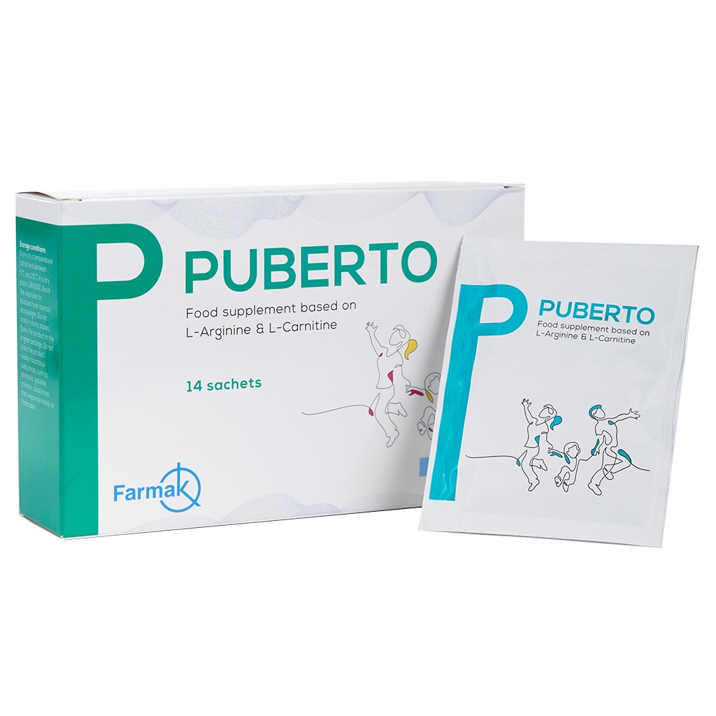 Puberto L-Arginine & L-Carnitine Fertility Support Supplement Sachets, Pack of 14’s 