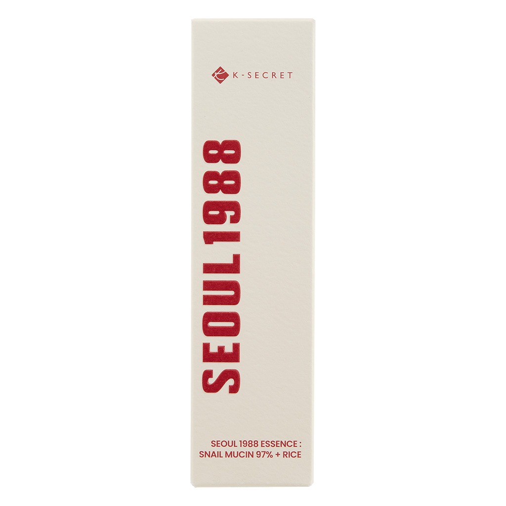 K-Secret Seoul 1988 Essence With Snail Mucin 97% + Rice For Intense Hydration 100ml