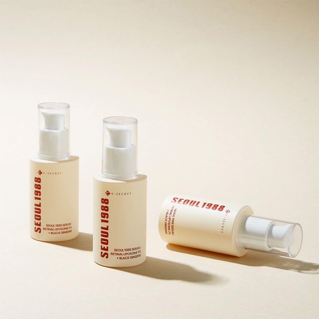 K-Secret Seoul 1988 With Retinal Liposome 2% + Black Ginseng Anti Aging Face Serum 30ml