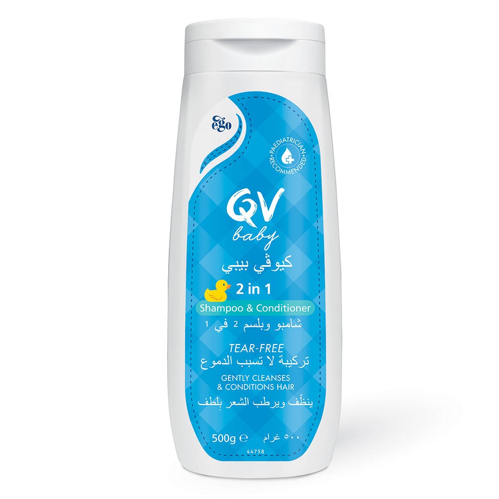 Ego QV 2 In 1 Tear Free Baby Shampoo & Conditioner 500g