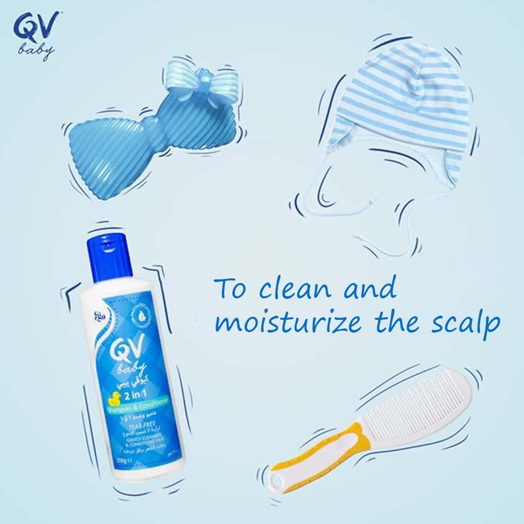 Ego QV 2 In 1 Tear Free Baby Shampoo & Conditioner 500g