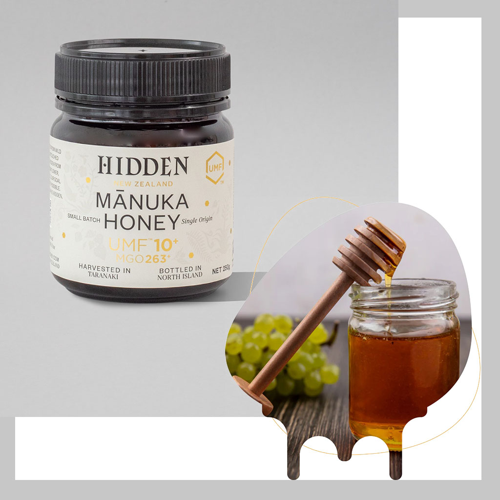 Hidden Honey 263+ MGO & UMF 10+ Manuka Honey 250g 