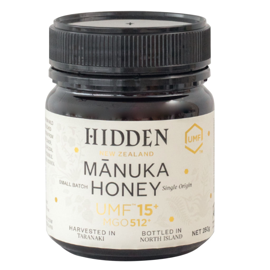 Hidden Honey 512+ MGO & UMF 15+ Manuka Honey 250g