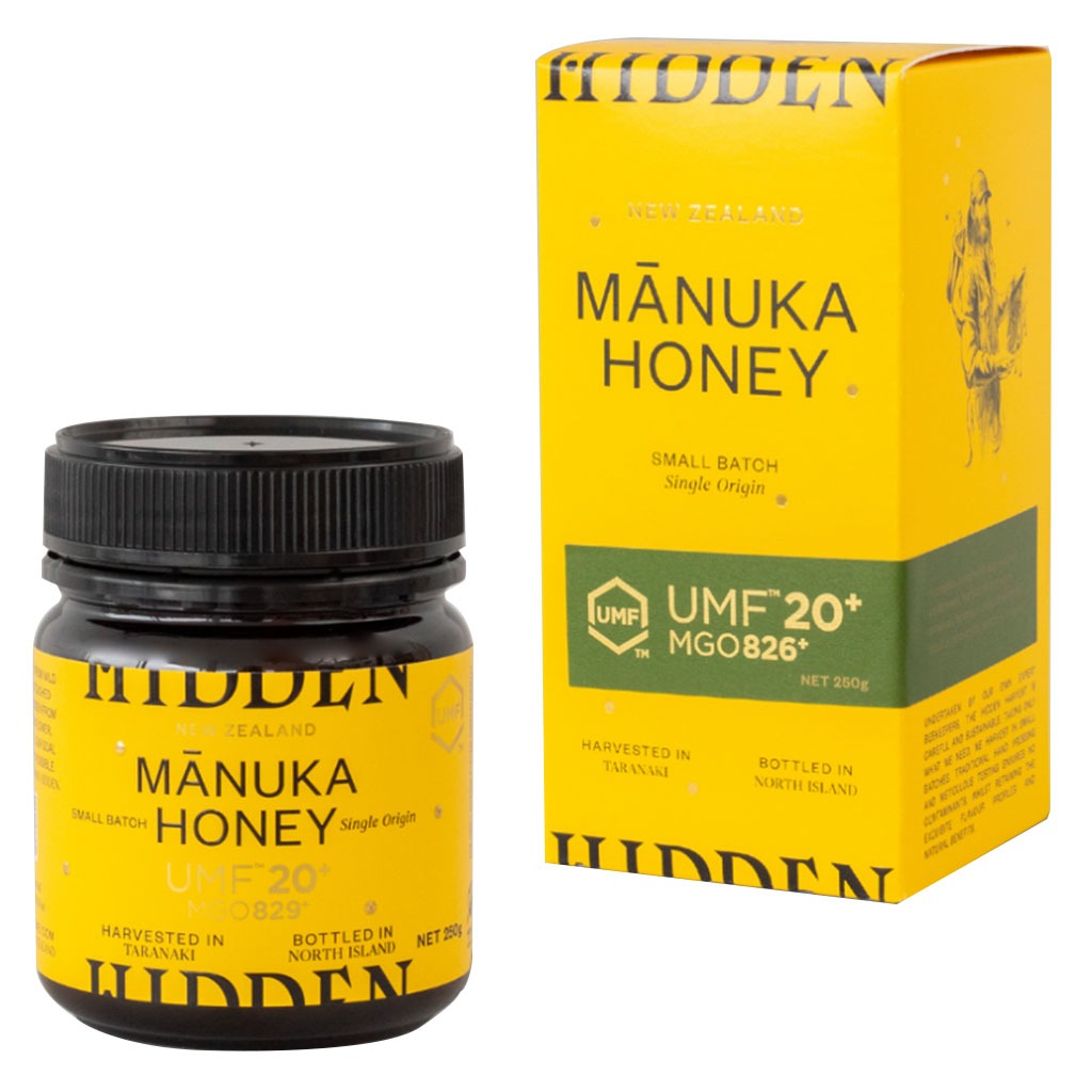 Hidden Honey 829+ MGO & UMF 20+ Manuka Honey 250g