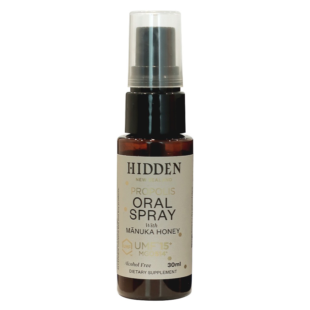 Hidden Honey 514+ MGO & UMF 15+ Propolis Oral Spray With Manuka Honey 30ml