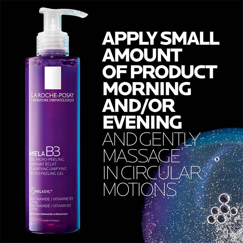 La Roche-Posay Mela B3 Micro Peeling Anti Spots Purifying Gel With Niacinamide 200ml 