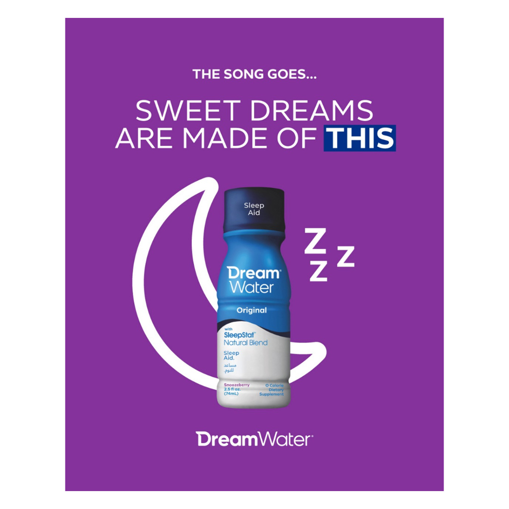Dream Water Sleep Aid Shot Snoozeberry Drink 74ml