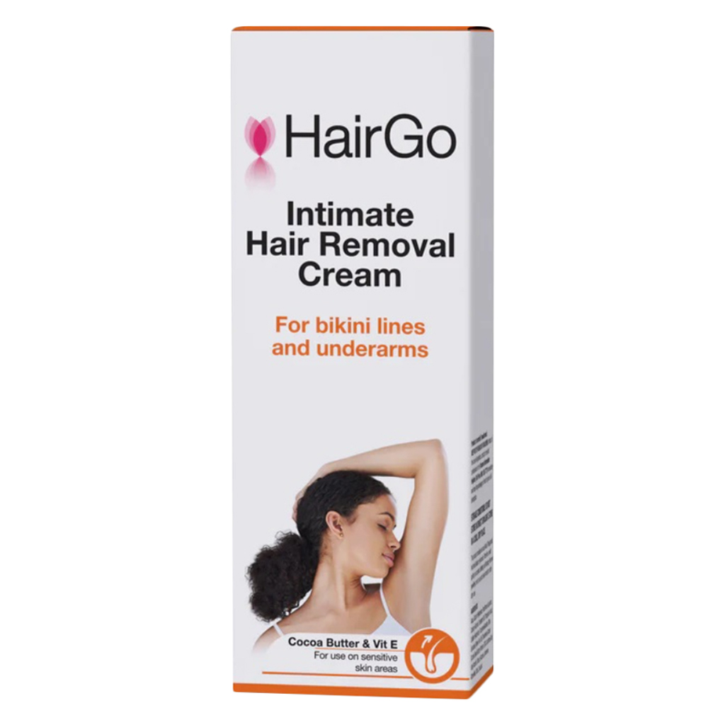 HairGo Intimate Hair Removal Cream For Bikini Lines & Underarms 125ml