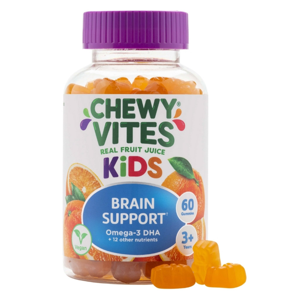 Chewy Vites Kids Brain Support Gummies, Pack of 60's