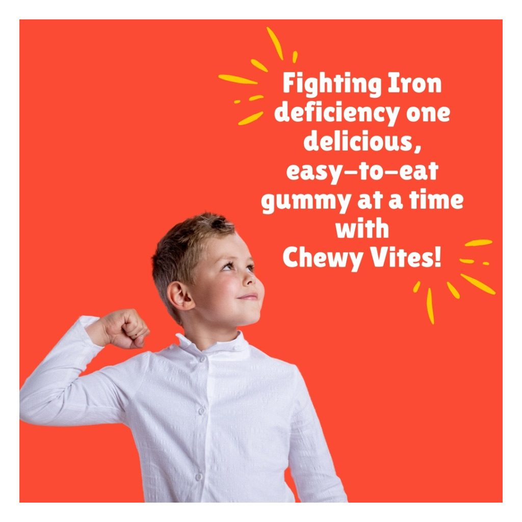 Chewy Vites Kids Multivit + Iron Gummies, Pack of 60's