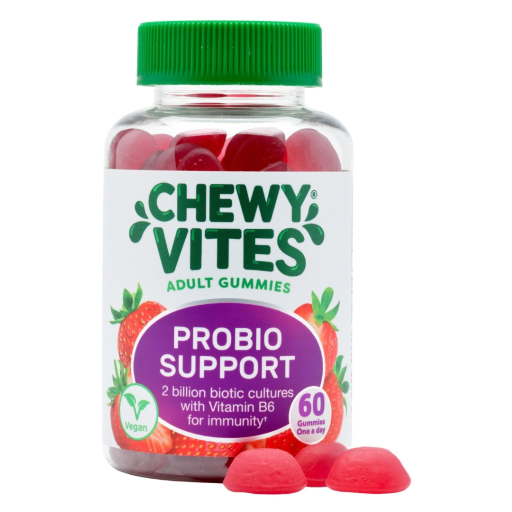 Chewy Vites Probiotic Support Adult Gummies, Pack of 60's